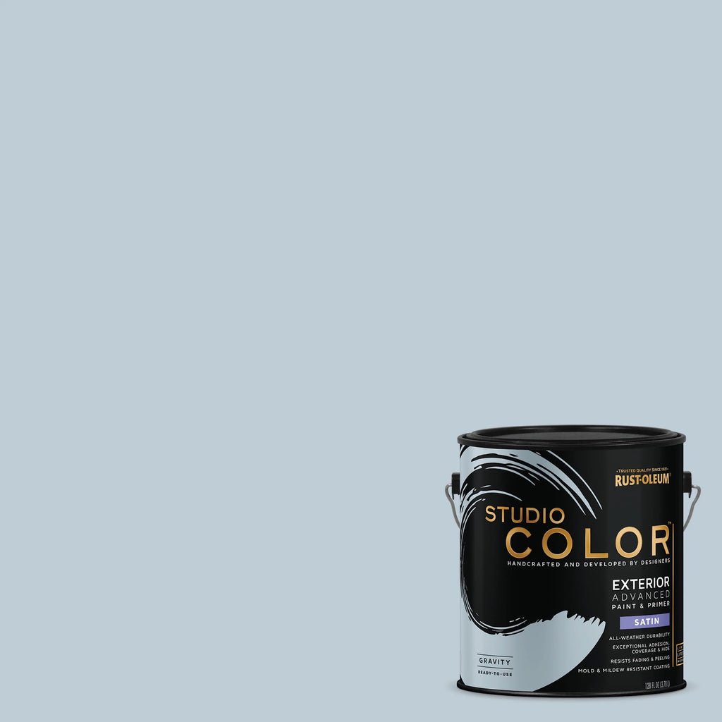Rust-Oleum Studio Color Paint + Primer Exterior Flat, Gallon, 2 Pack B641700