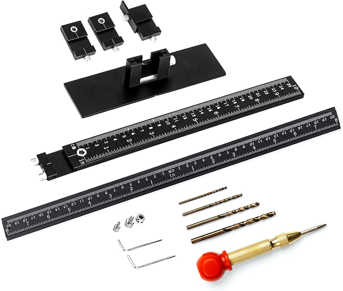 Cabinet Hardware Jig Tool Set Aluminum Alloy T19733