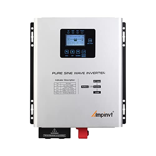 800W Pure Sine Wave Inverter with AC Charger V5488