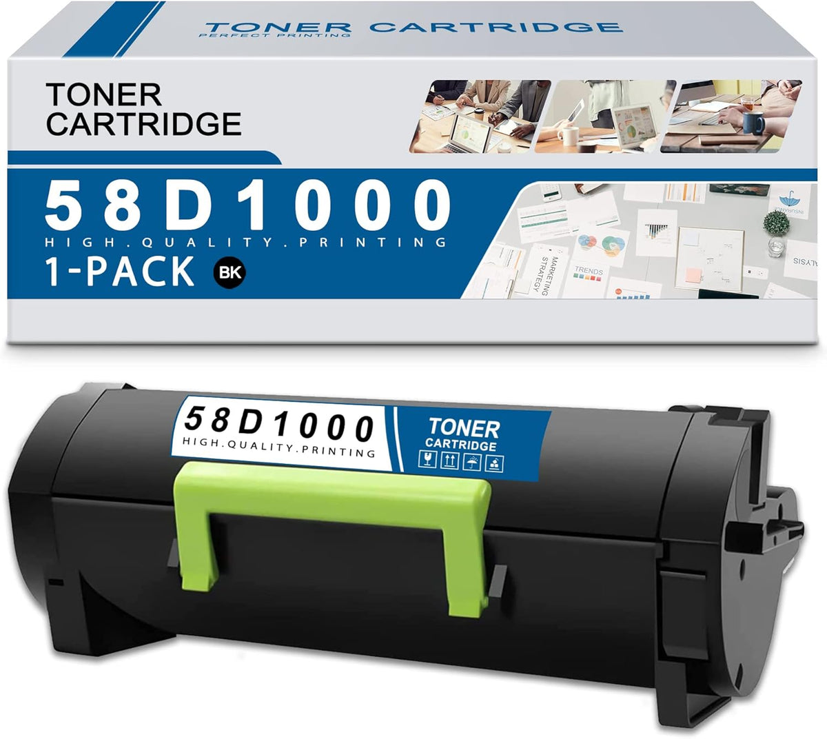 Black Toner Cartridge 1 Pack F714