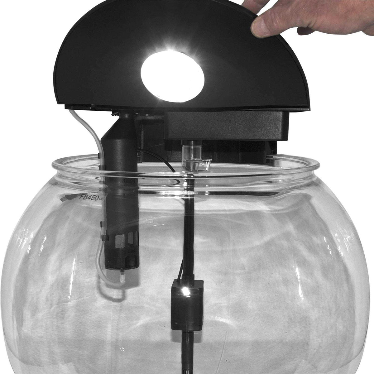 Polycarbonate Bowl-Shaped Aquarium 14 Gallon A647926