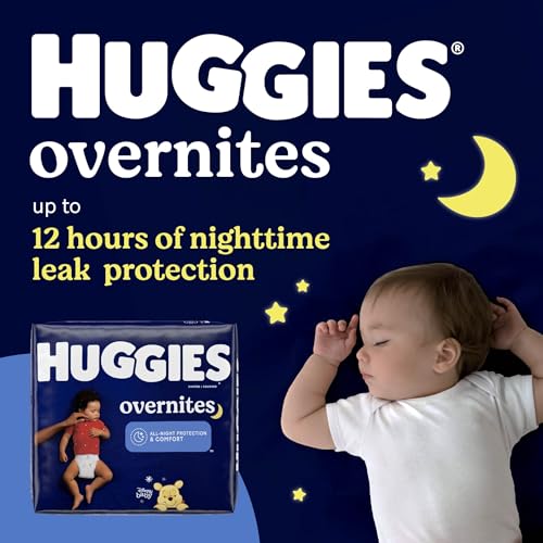 Size 6 Overnight Baby Diapers, 84 Ct W135232