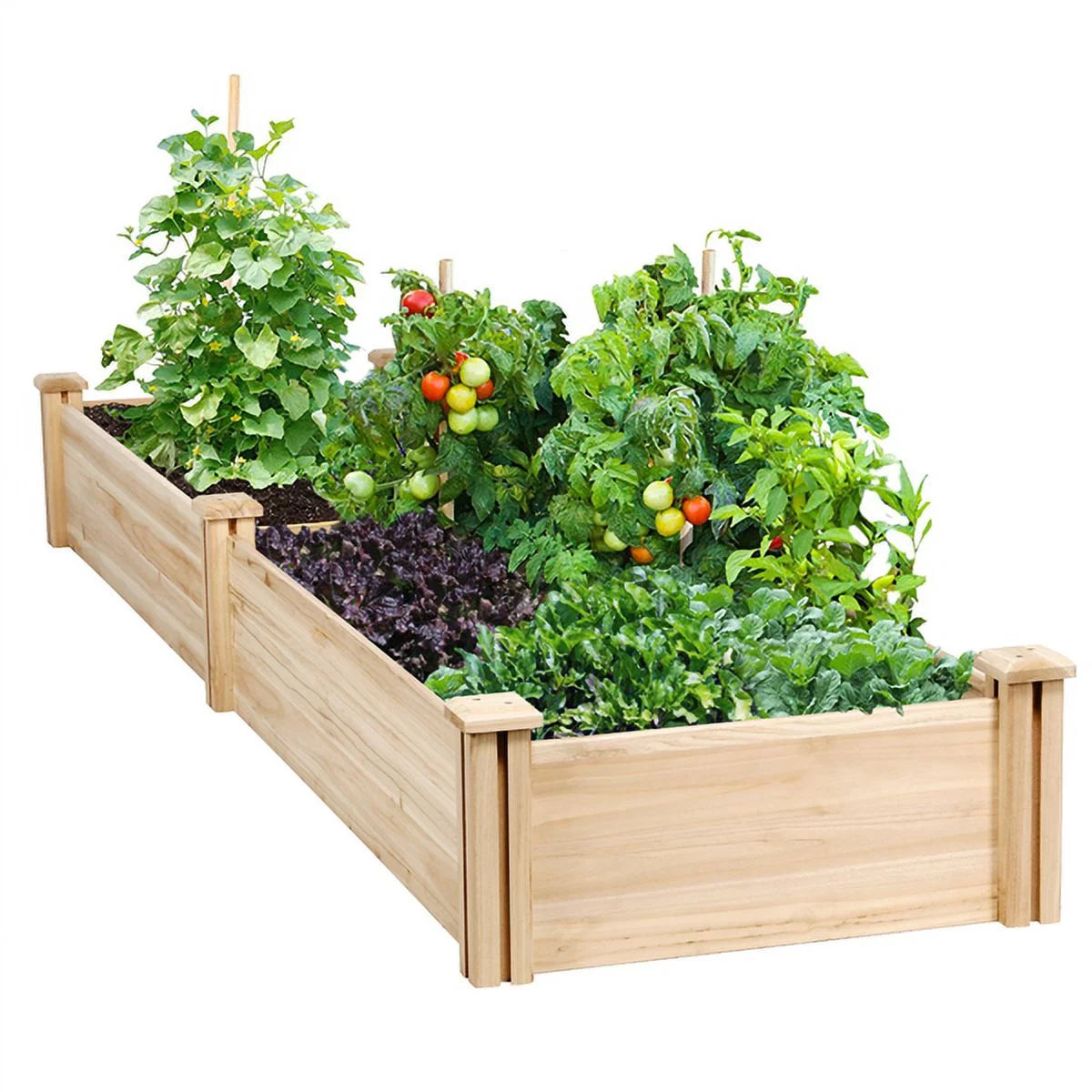 Wooden Raised Garden Bed Planter Box T956222