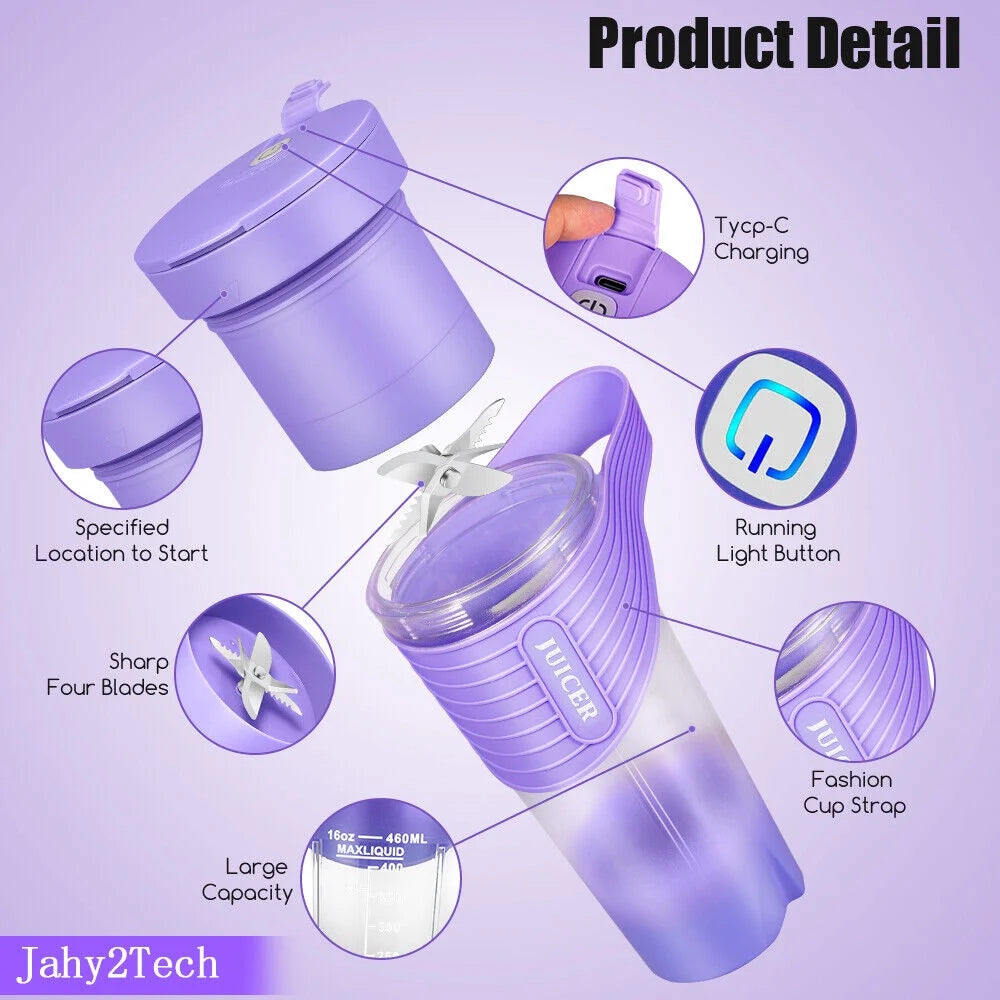 USB Rechargeable Portable Personal Mini Blender G19914