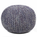 Purple Handmade Pouf W933239