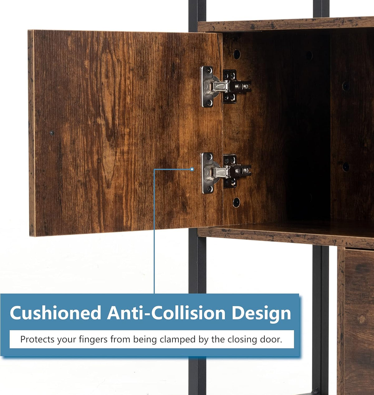 Storage Cabinet with Open Shelf and Drawer B451545