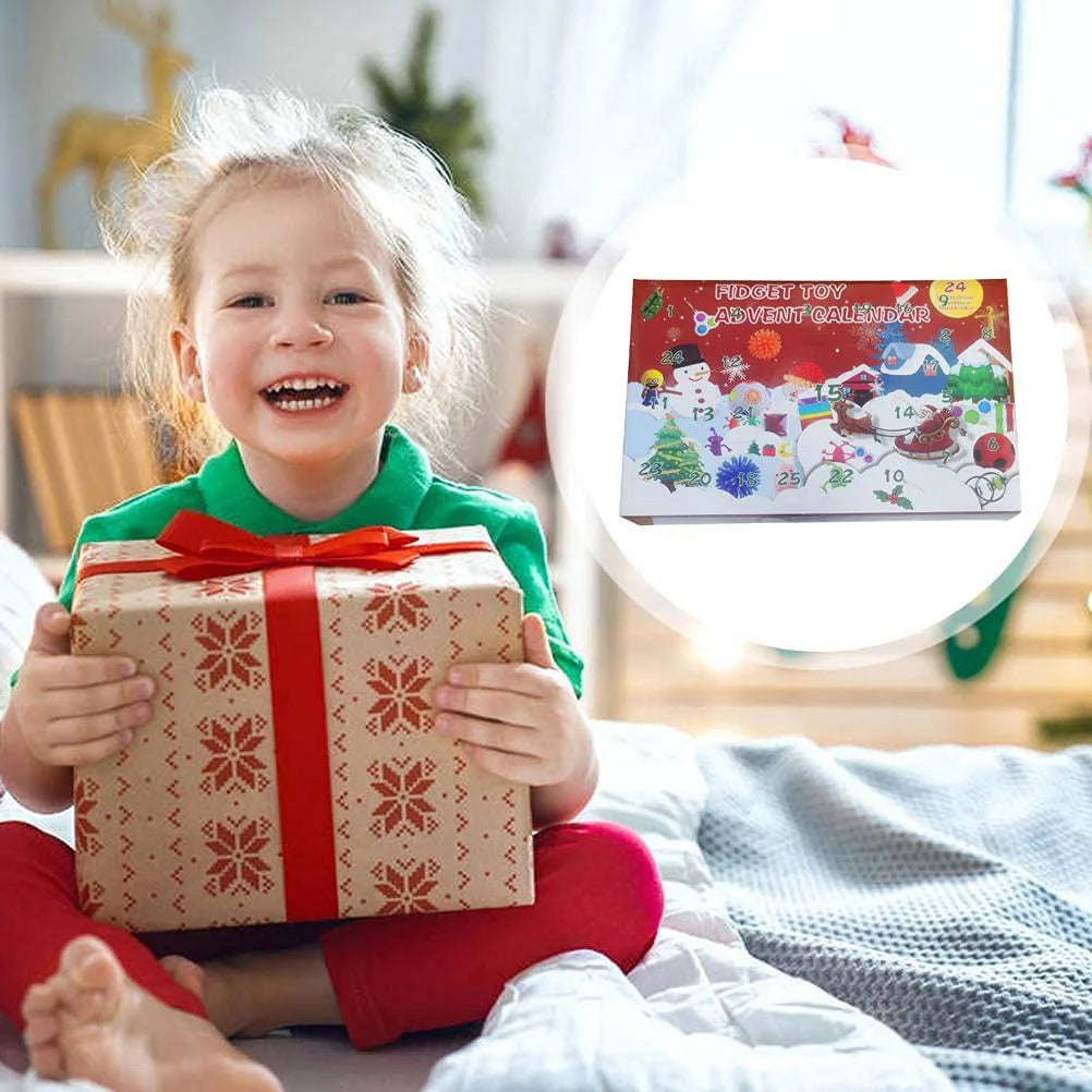 27PCS Christmas Pop Bubble Sensory Fidget Toy Pack G356
