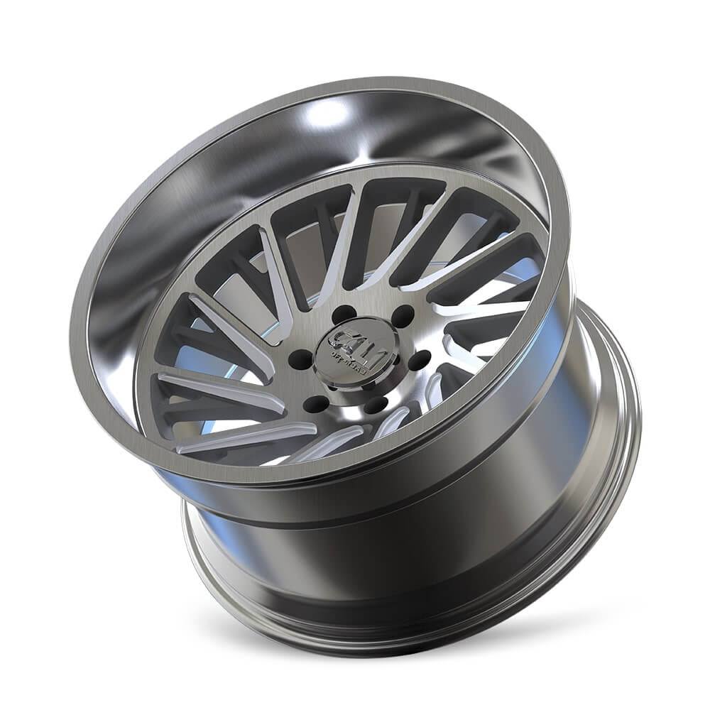 20x10 Brushed Clear Gloss Wheel T92750
