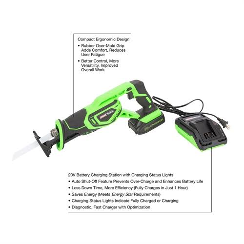 20V Max Li-Ion Reciprocating Saw X455706