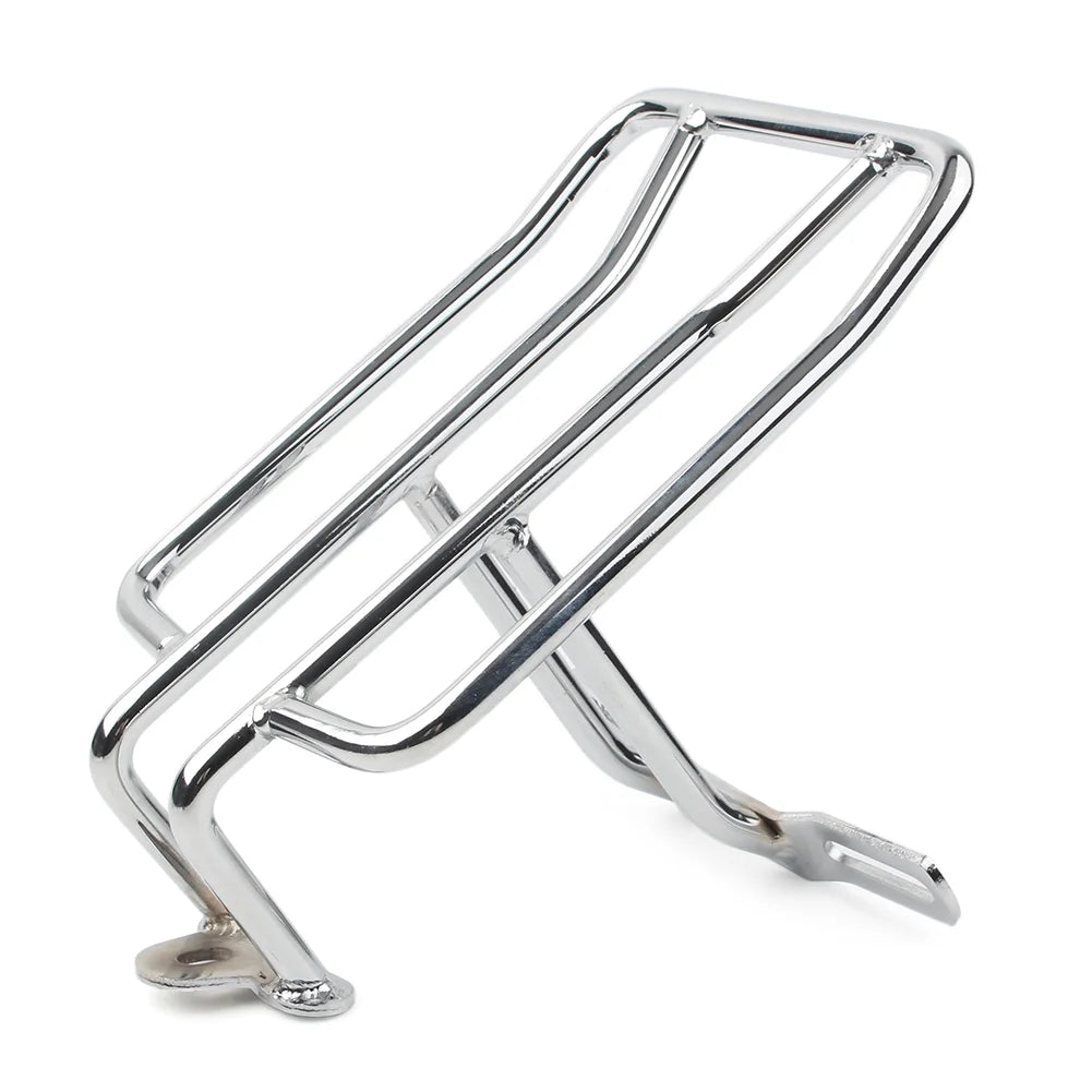 Scooter Rear Solo Seat Storage Luggage Racks Carrier Silver O873936