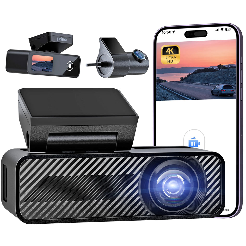 4K Dual Dash Cam with Night Vision M106