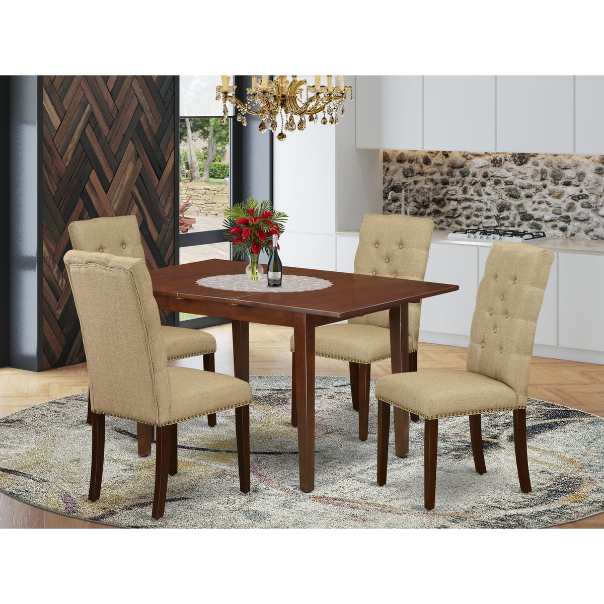 Mahogany Dining Room Set J386