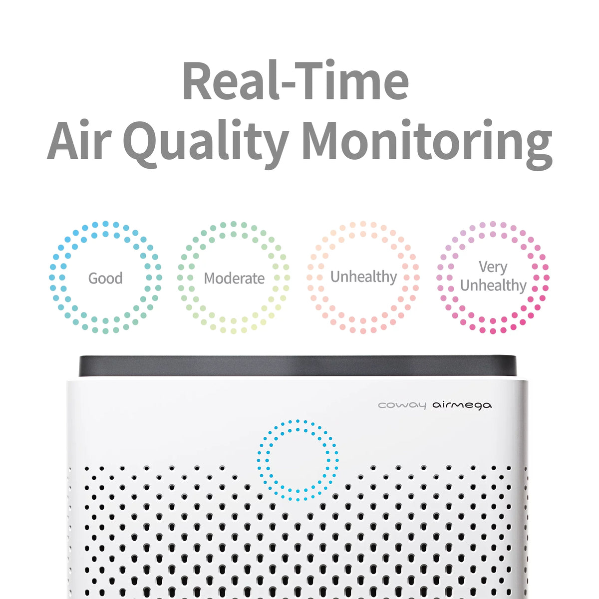 Graphite True HEPA Air Purifier with 1560 sq ft Coverage Q645