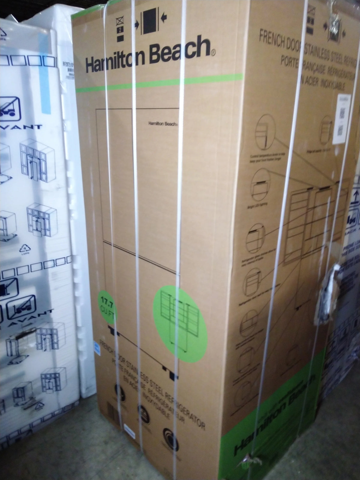 30 In. 17.7 Cu. Ft. French Door Refrigerator B548