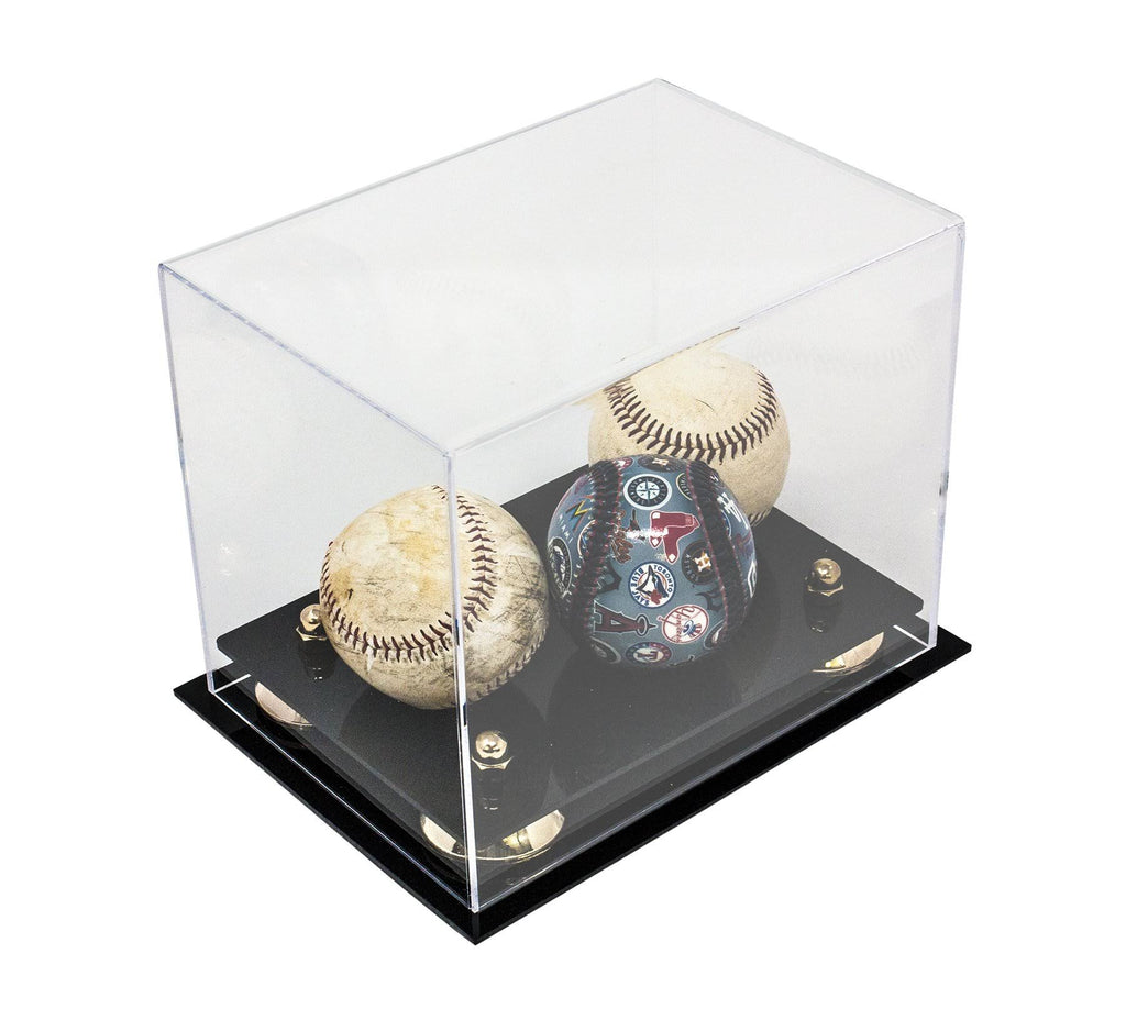 Clear Acrylic Display Case with Black Risers D846935