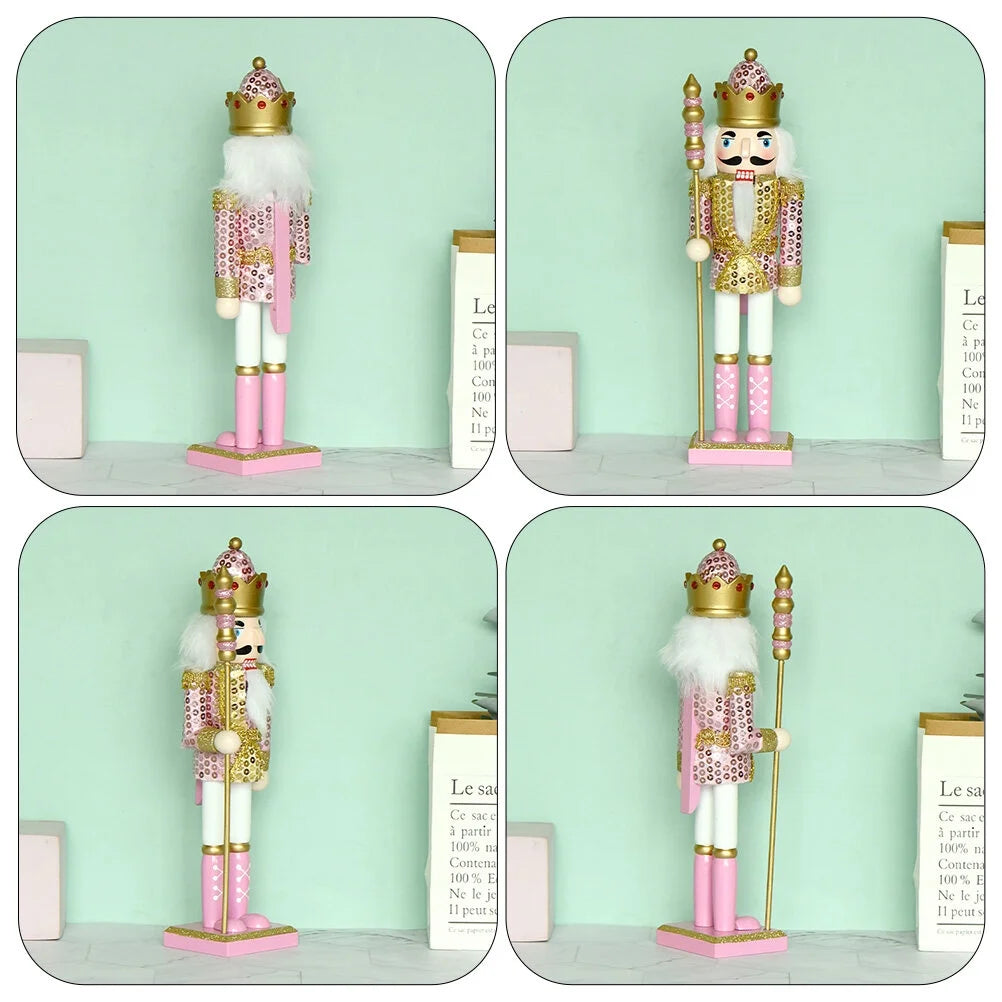 Small Wooden Nutcracker Doll Decor N4778