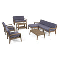 7-Seater Sectional Sofa Chat Set with Ottoman I54109
