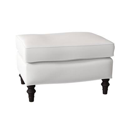 Ecru Ivory Rectangle Cocktail Ottoman Y175