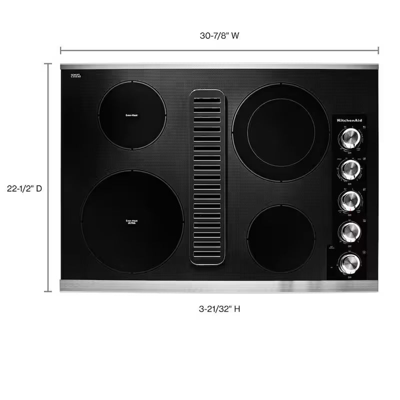 Electric Downdraft Cooktop with 4 Elements M3305