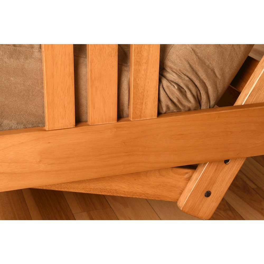 Butternut Blue Linen Fabric Futon Y4463