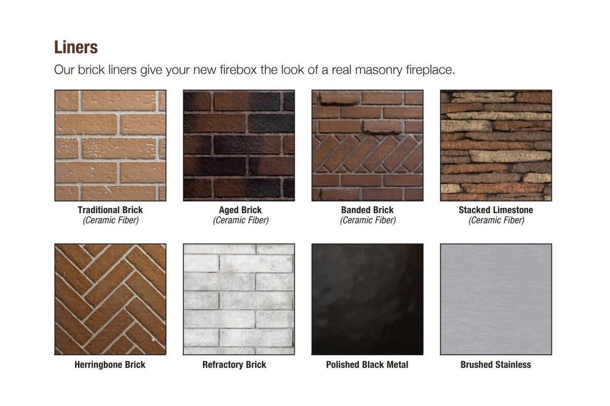 36x22 Vent-Free Firebox with Refractory Liner S46640