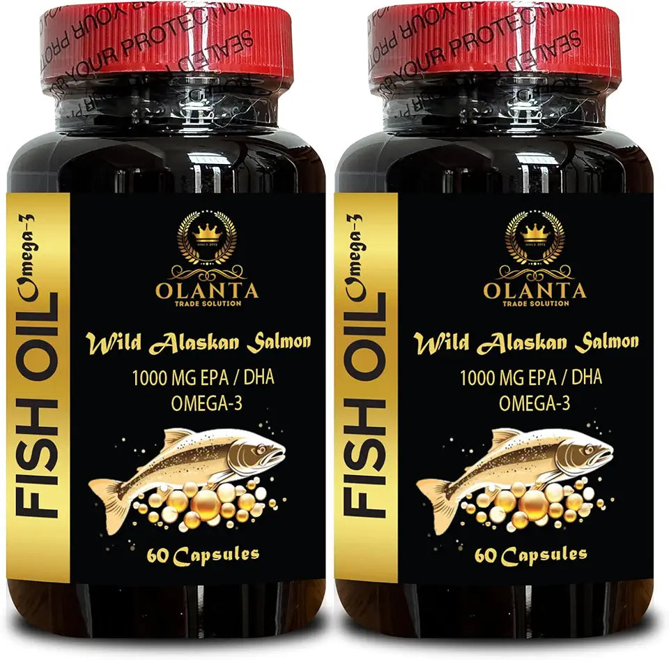 Wild Alaskan Salmon Oil Omega-3 120 Capsules U978