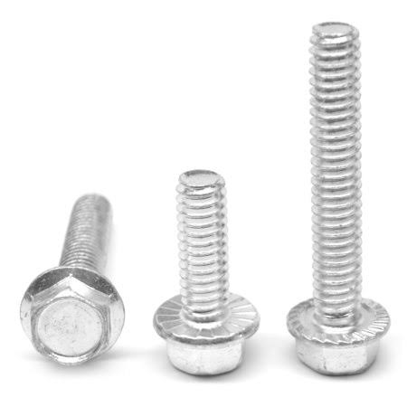 1/4 inch-20 x 1 1/2 inch Coarse Thread Grade 5 Hex Flange Screw with Serration Medium Carbon Steel Zinc Plated Pk 1400 V7201