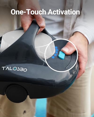 Cordless Robotic Pool Cleaner with 2.5H Fast Charge T404