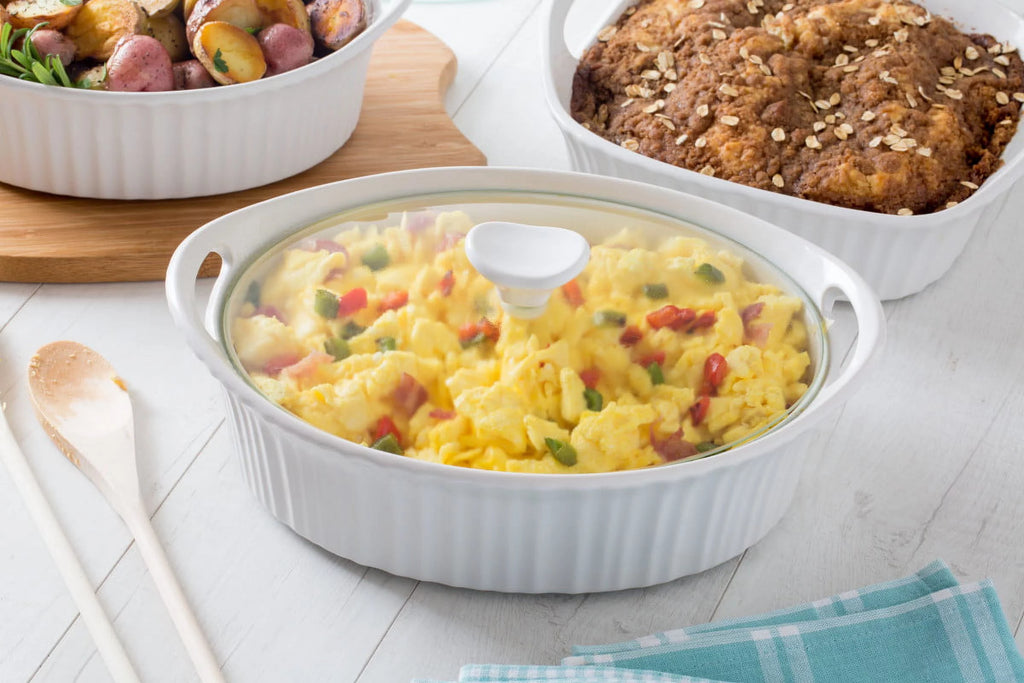 Oval Casserole with Glass Lid, 2.5 Quart T2229