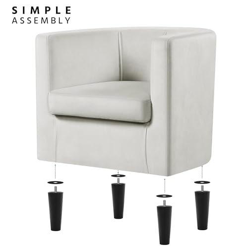 Olive Green Velvet Barrel Chair Q421072