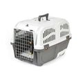 Plastic Cat Carrier with Integrated Litter Pan Z41997