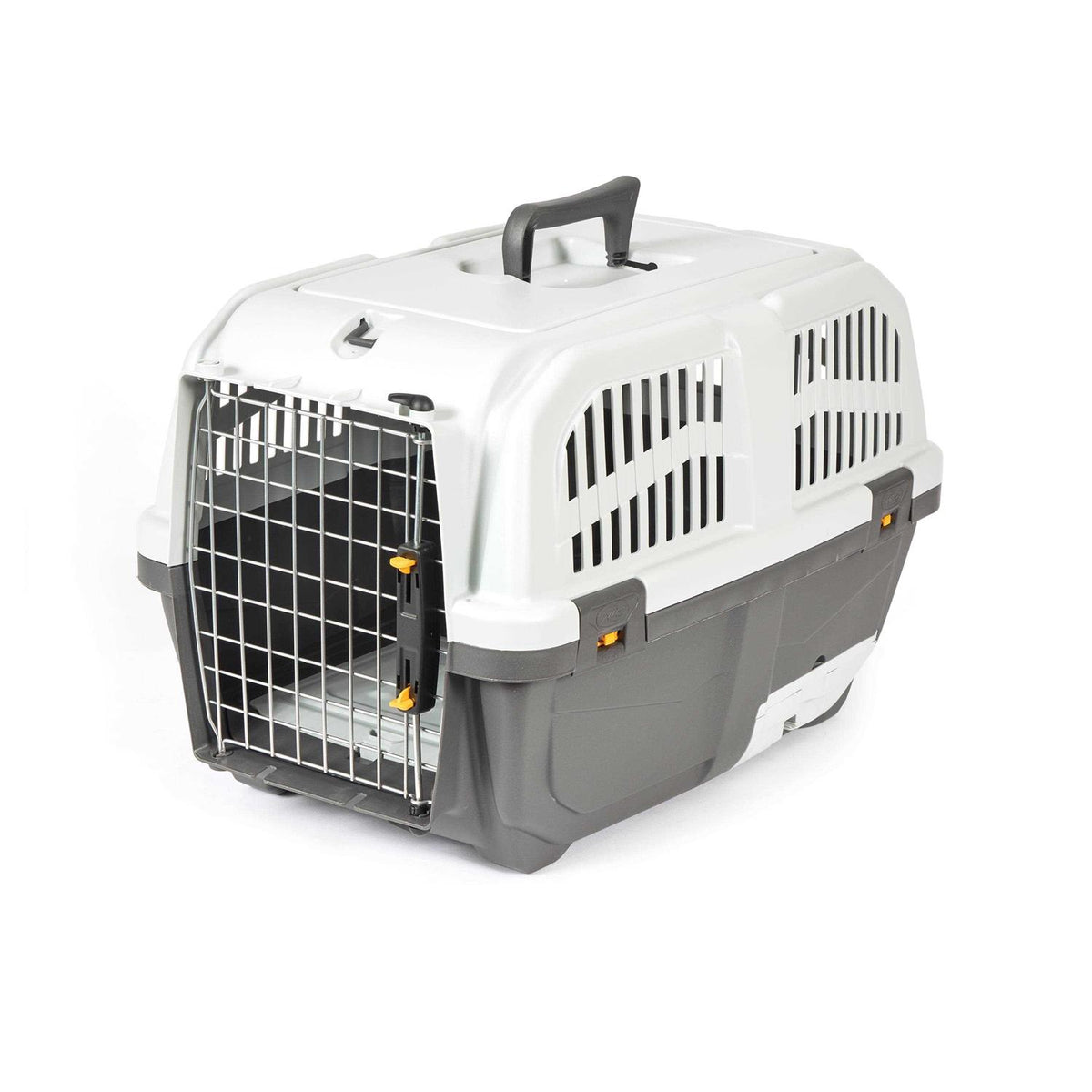 Plastic Cat Carrier with Integrated Litter Pan Z41997