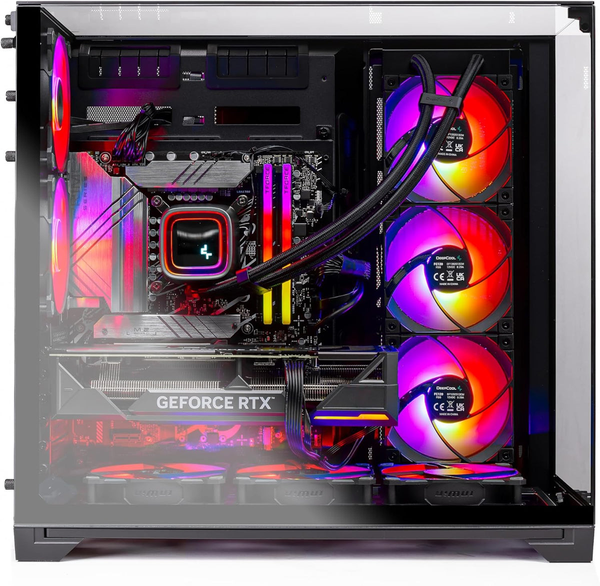 Ryzen 7 7700X RTX 4070 Ti Super 16GB 1TB Gen4 SSD 32GB DDR5 RAM 750W Gold PSU Gaming PC A27889