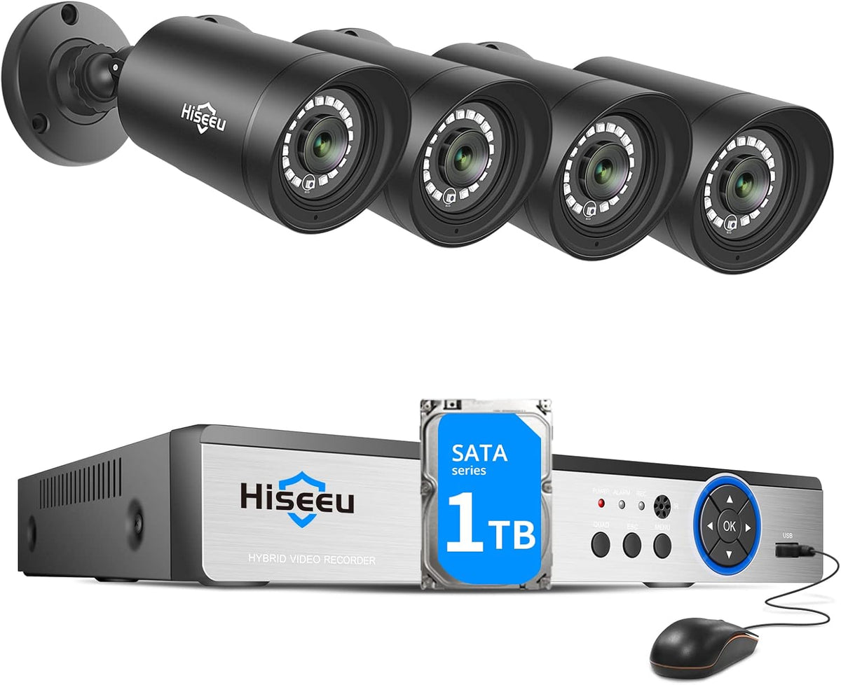 5MP 8 Channel Security Camera System with 3TB Hard Drive Q437921
