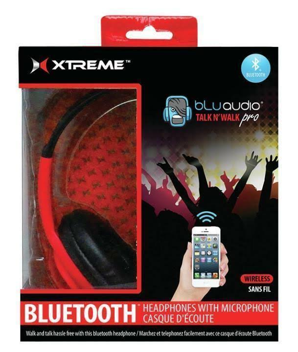 Red Bluetooth Headphones F584866