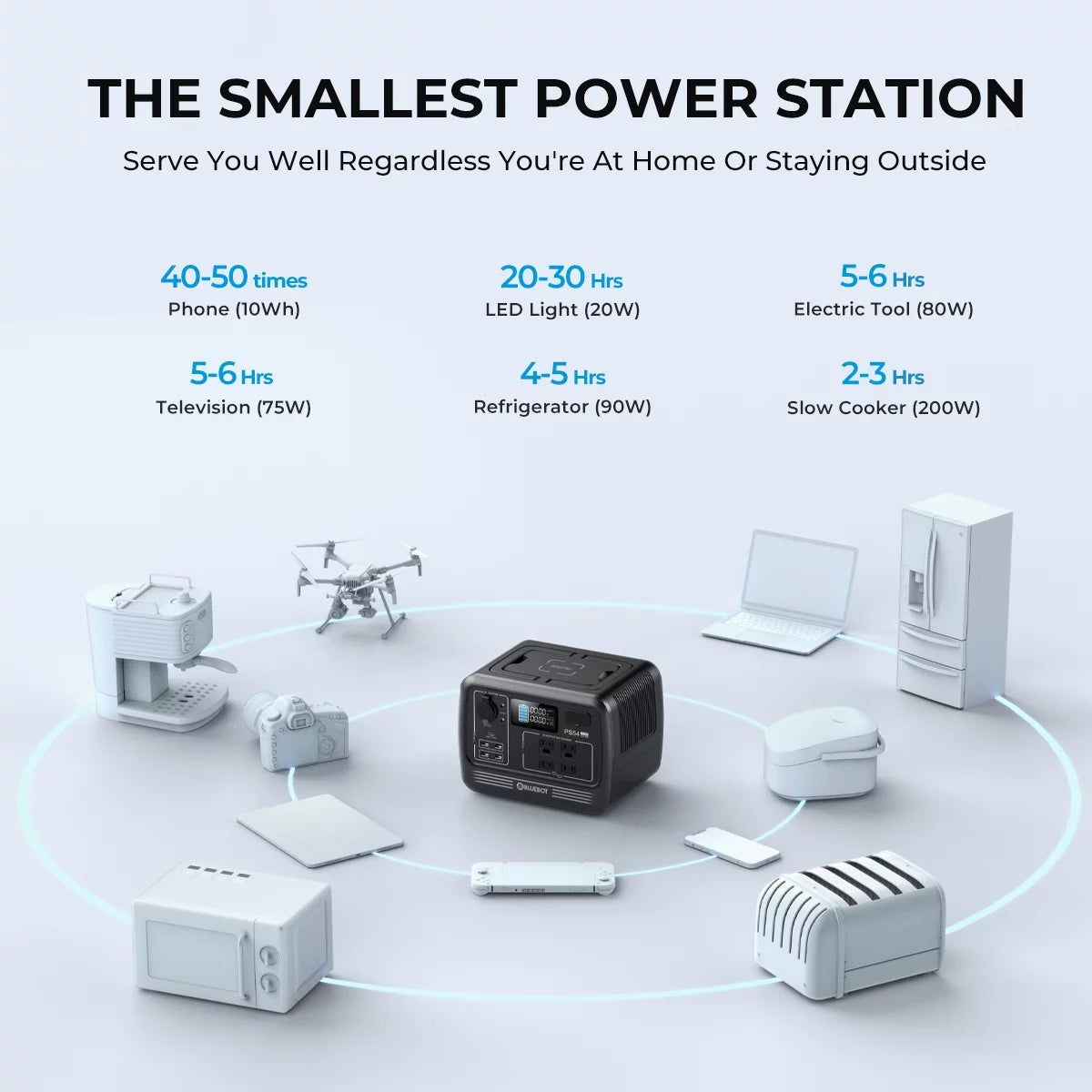 700W 537Wh LiFePO4 Portable Power Station V17535