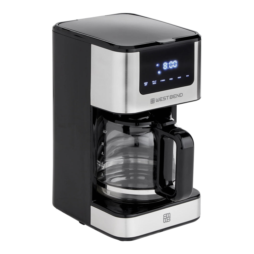 12 Cup Hot & Iced Stainless Steel Coffee Maker Y857