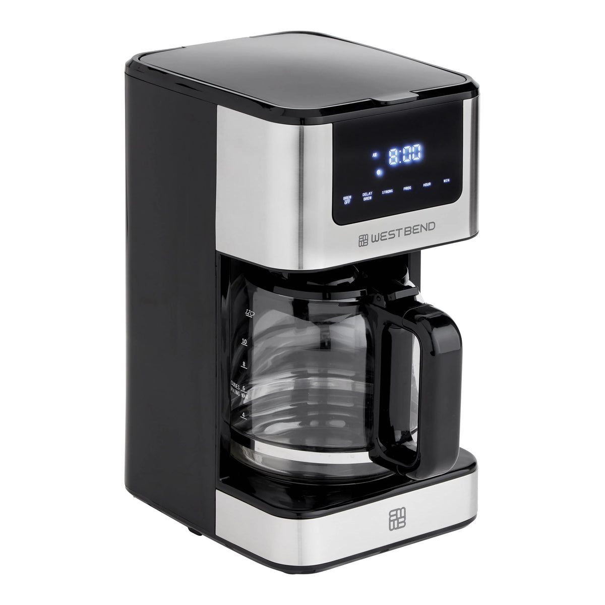 12 Cup Hot & Iced Stainless Steel Coffee Maker Y857