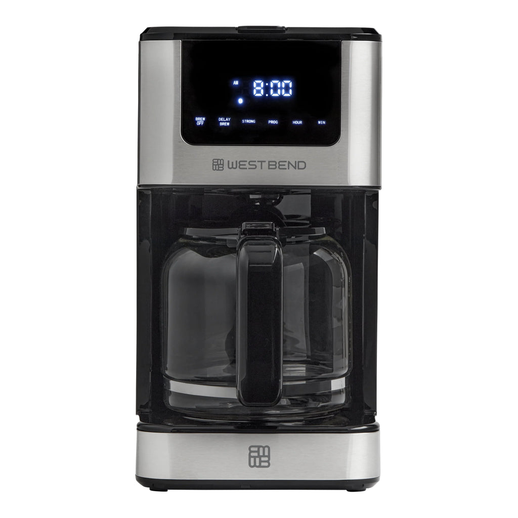 12 Cup Hot & Iced Stainless Steel Coffee Maker Y857