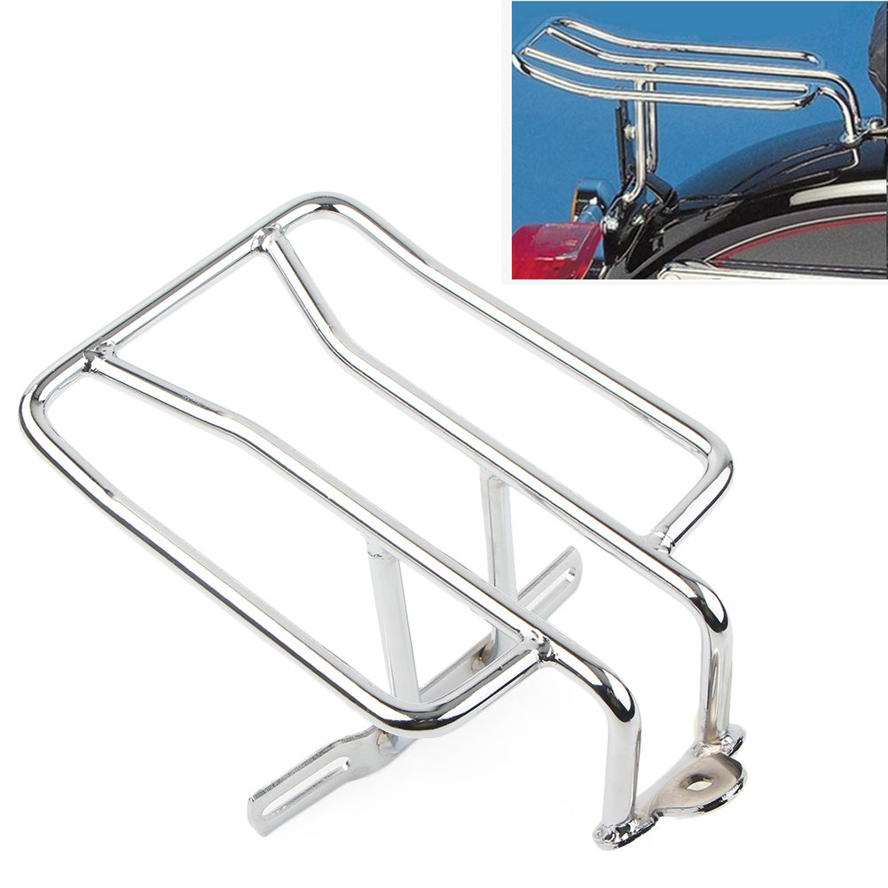 Scooter Rear Solo Seat Storage Luggage Racks Carrier Silver O873936