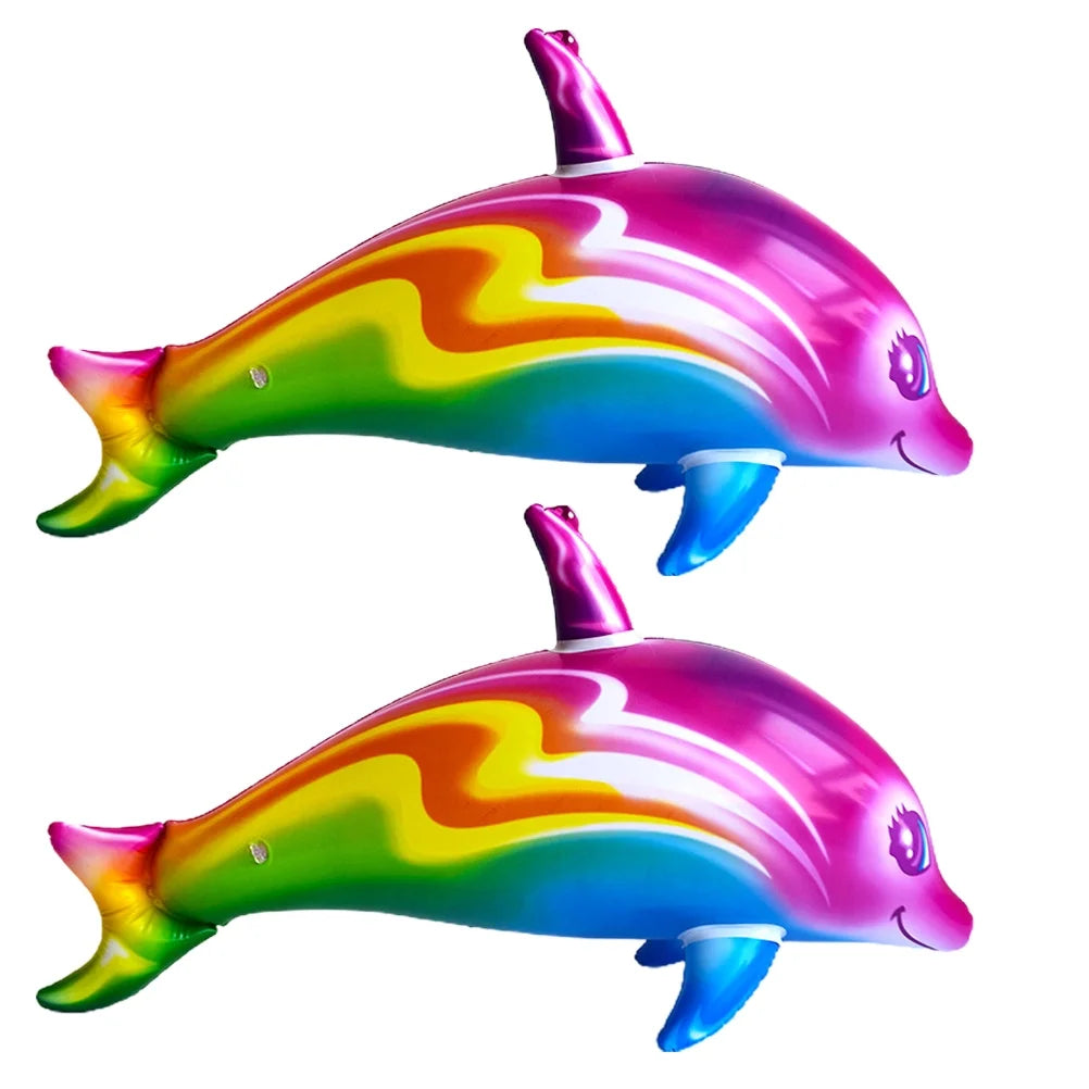 2pcs Big Inflatable Dolphin Toys S337