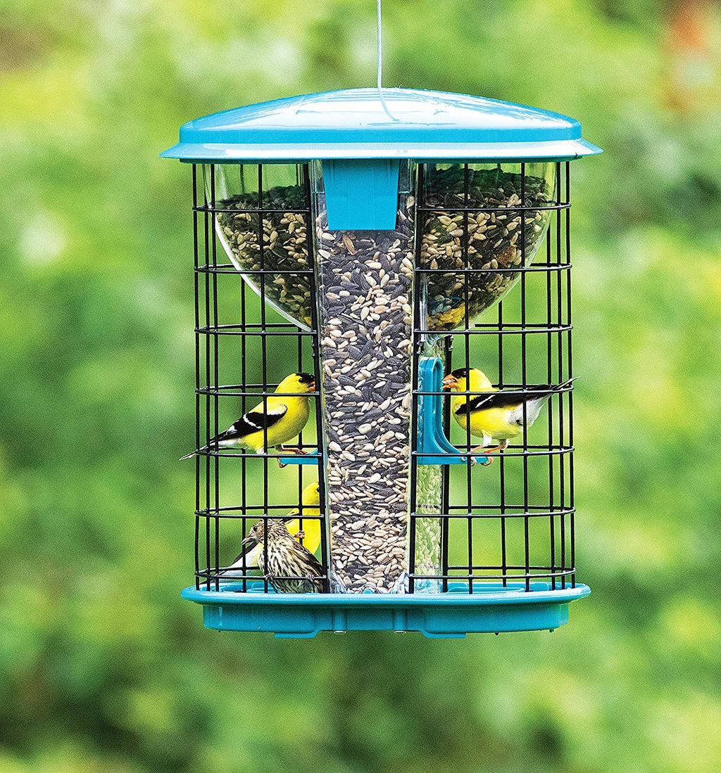 Green Hopper Bird Feeder with Two Feeding Ports K2259