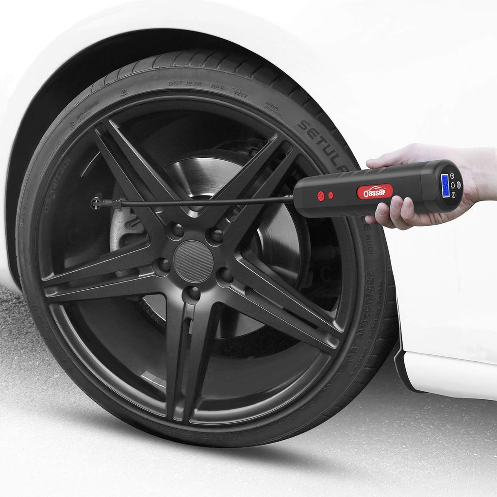 Portable Mini Air Inflator Tire Pump with Digital LCD F277605