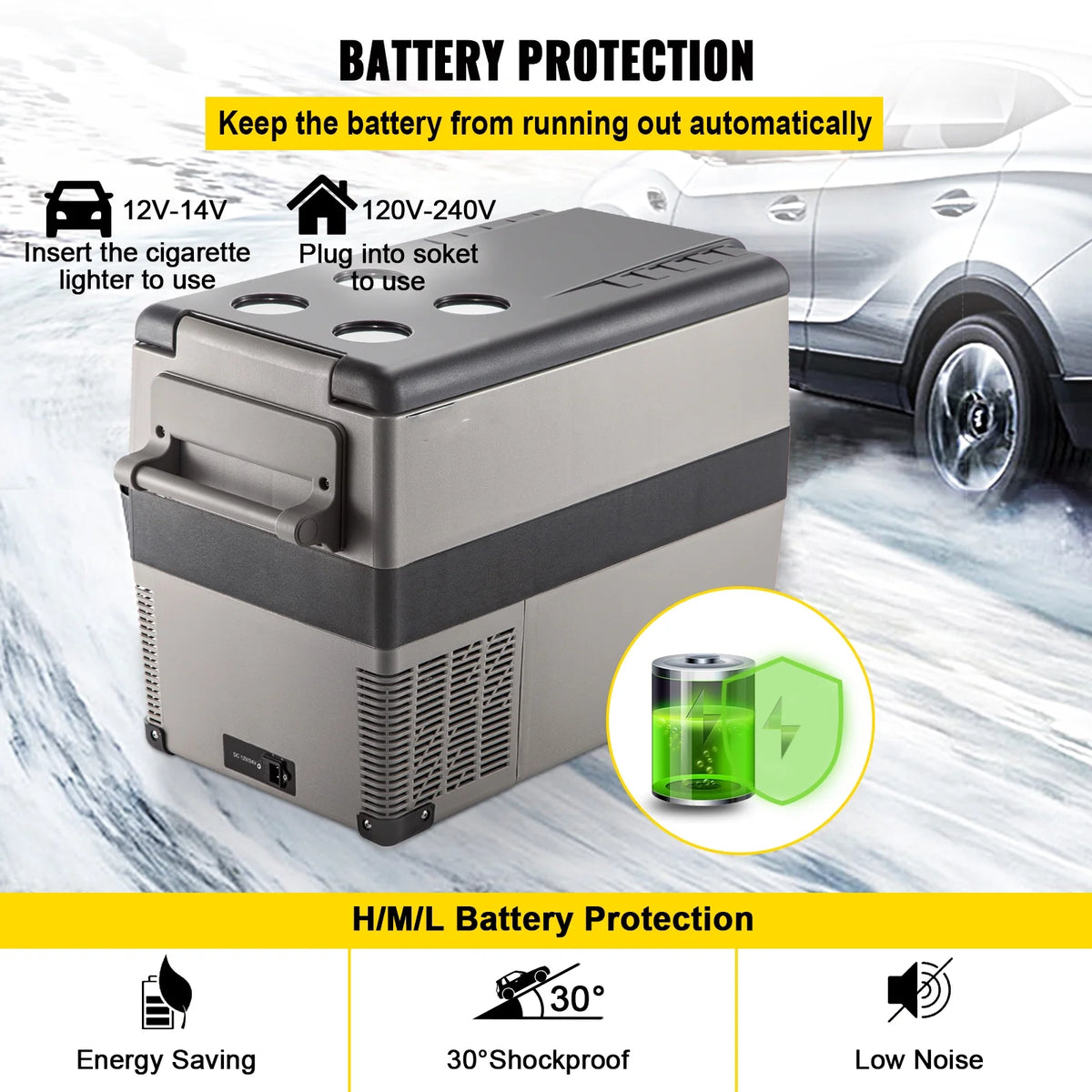 20L Portable Compact Refrigerator Freezer O48479