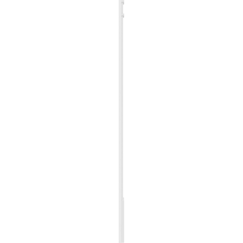 Two Equal Flat Panel PVC Pilaster with Decorative Capital & Base F746