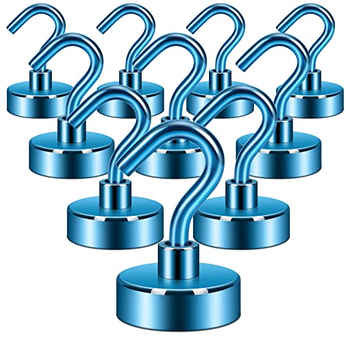 Magnetic Hooks, 30lb+ Heavy Duty with Hook, Pack of 10 A1511