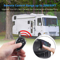 Black Wireless Keyless Entry Door Lock Handle with Keypad & Fob R73655