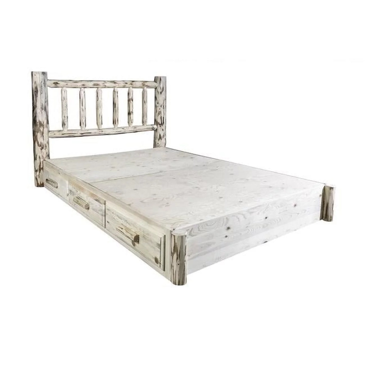 Full Platform Bed with Storage Z515794