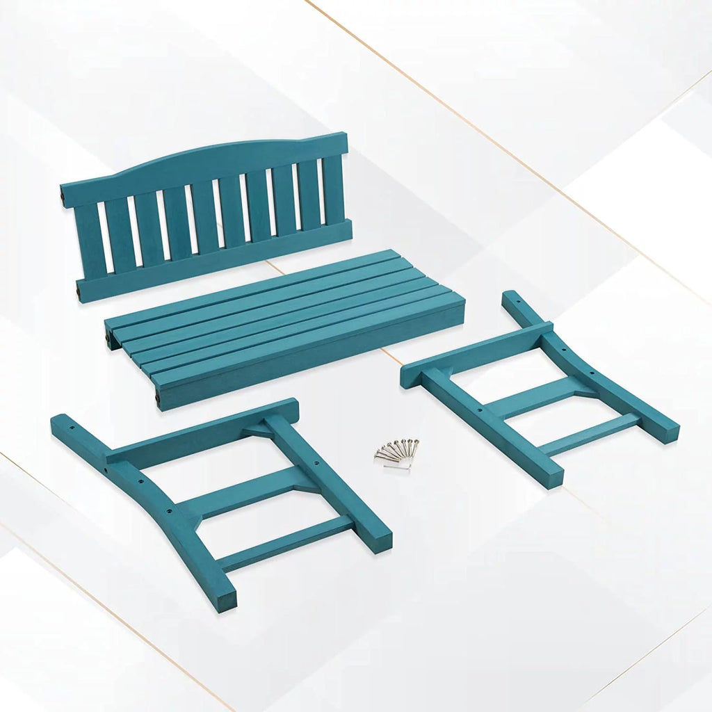 Weatherproof 2-Person 50" Poly Lumber Garden Bench G801