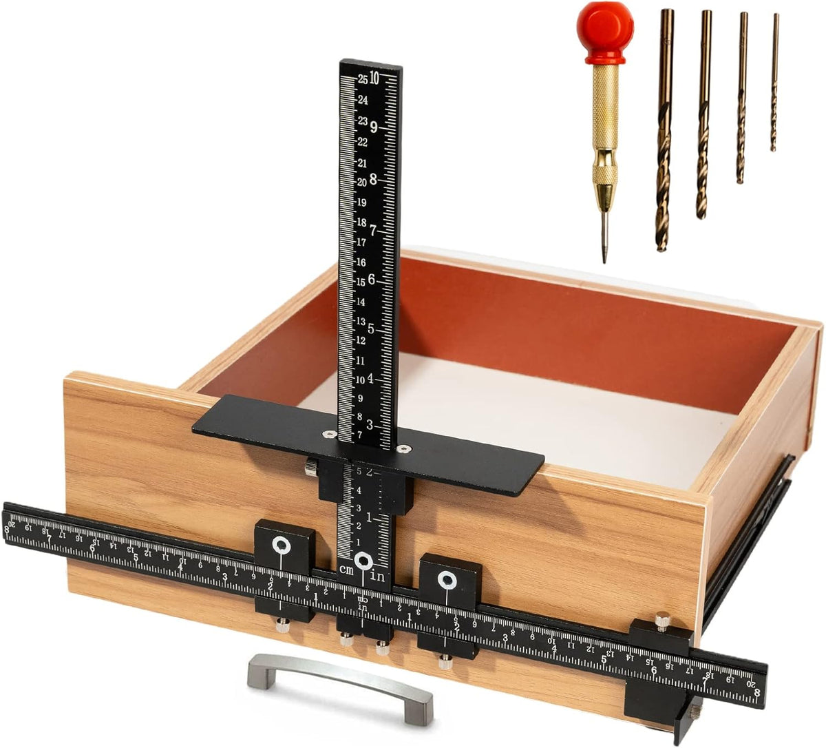 Cabinet Hardware Jig Tool Set Aluminum Alloy T19733